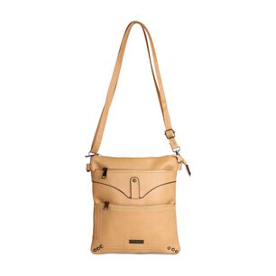 Cartera Bandolera Felicia Camel Anabella Sachi