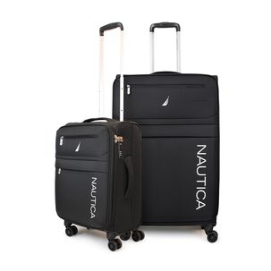 Pack 2 Maletas De Tela S+l Nautica Munich 10k Y 23k Negra