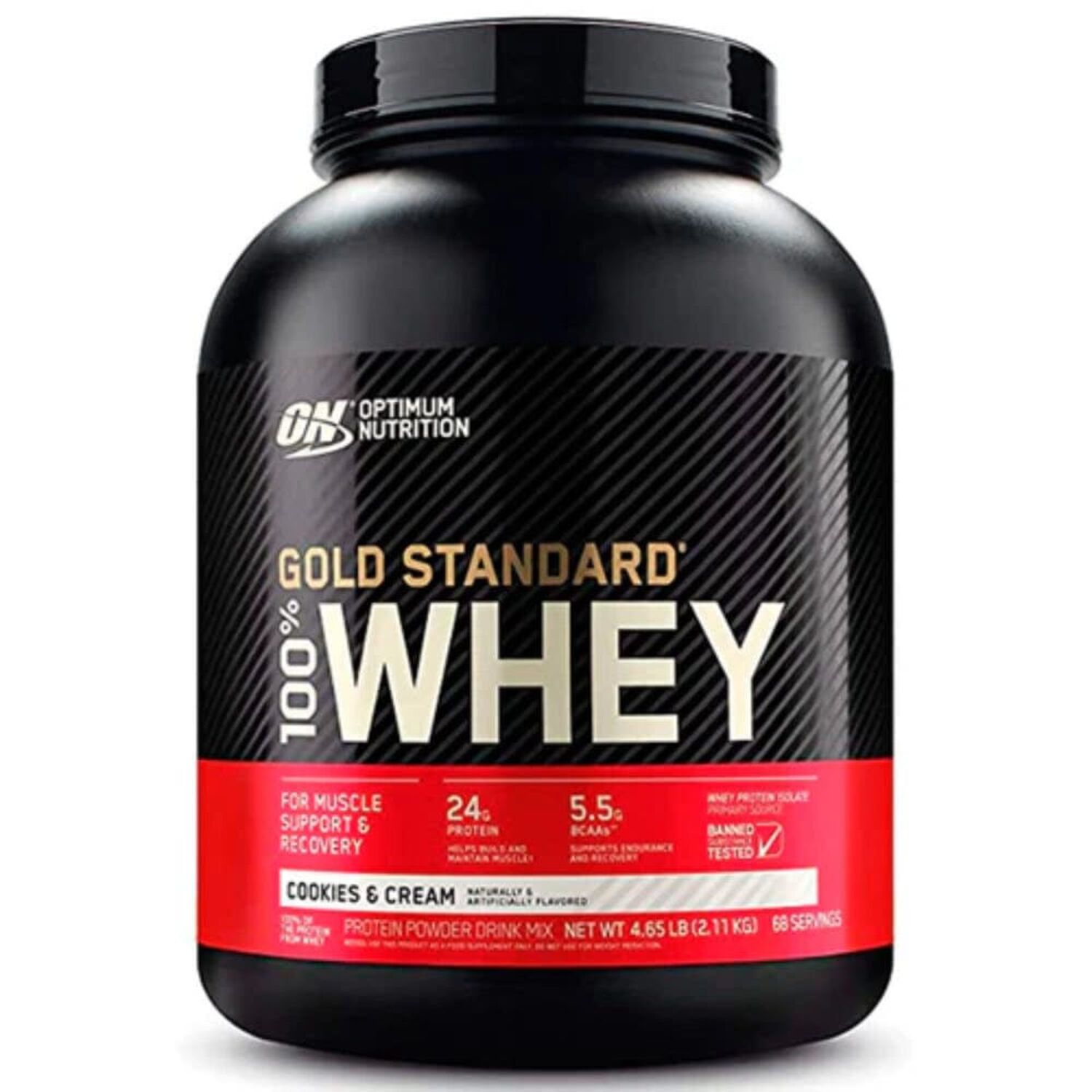Gold Standard 100% Whey Protein 5 Lbs - Cookies And Cream image number 0.0
