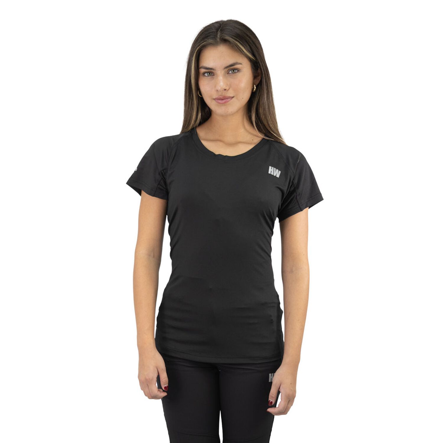 Polera Dry Fit Hw Spx Manga Corta Mujer Black image number 0.0