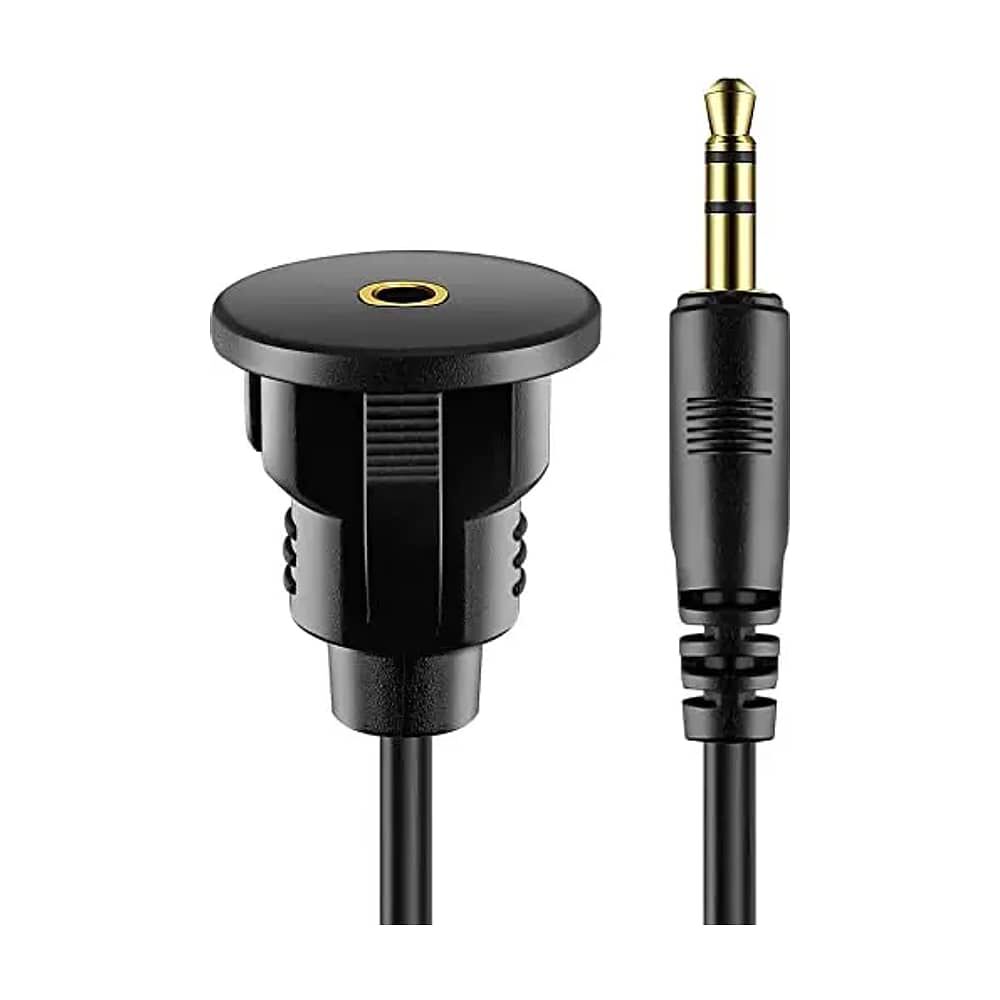 Extensi&oacute;n De Cable 3.5mm Macho A 3.5mm Hembra Para Montaje image number 1.0