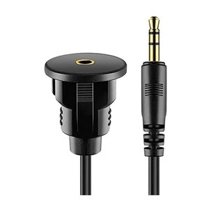 Extensi&oacute;n De Cable 3.5mm Macho A 3.5mm Hembra Para Montaje