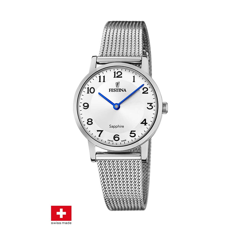Reloj F20015/5 Festina Swiss Blanco Mujer Swiss Made image number 0.0