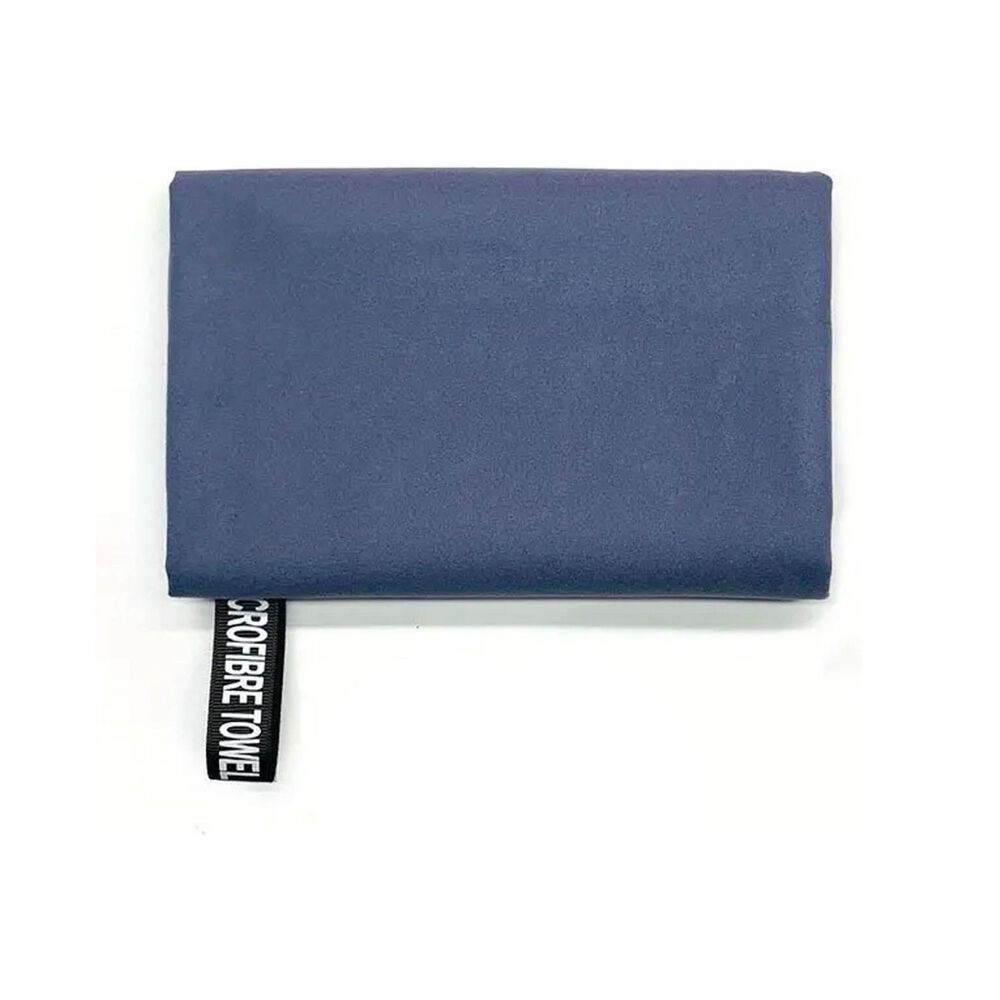 Set 3 Toallas Baño Viaje Microfibra Secado Rápido Azul Marino image number 1.0