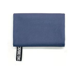 Set 3 Toallas Baño Viaje Microfibra Secado Rápido Azul Marino