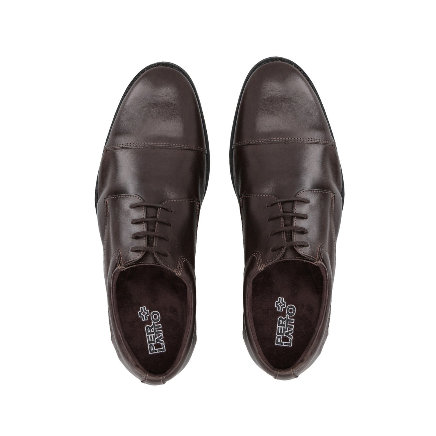 Zapato Formal Hombre Cuero Caf&eacute; 567 Perlatto image number 3.0