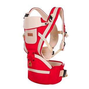 Portabeb&eacute;s Ergon&oacute;mico Y Transpirable 3 En 1 Color Rojo