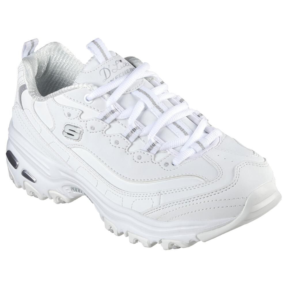 Zapatilla Urbana Mujer Skechers D'lites-play On Blanco image number 0.0