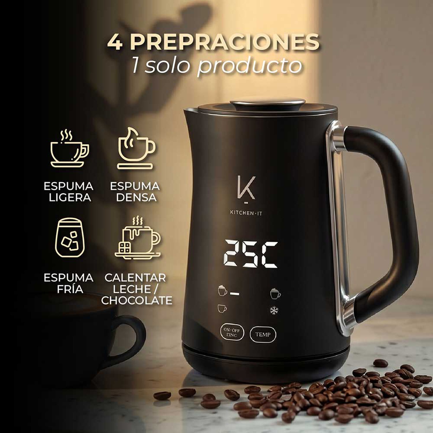 Espumador De Leche Aerotemp Pro image number 2.0