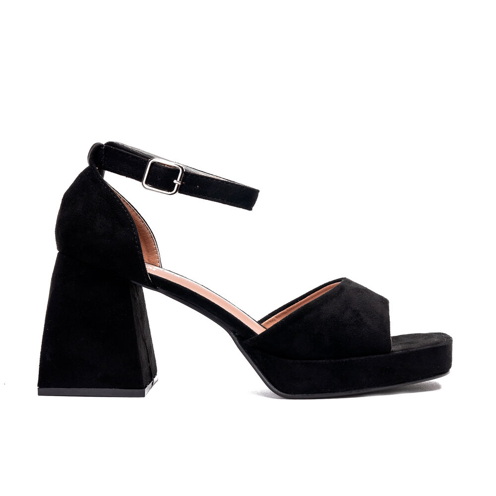 Taco Mujer Negro Abigail Boteli image number 0.0