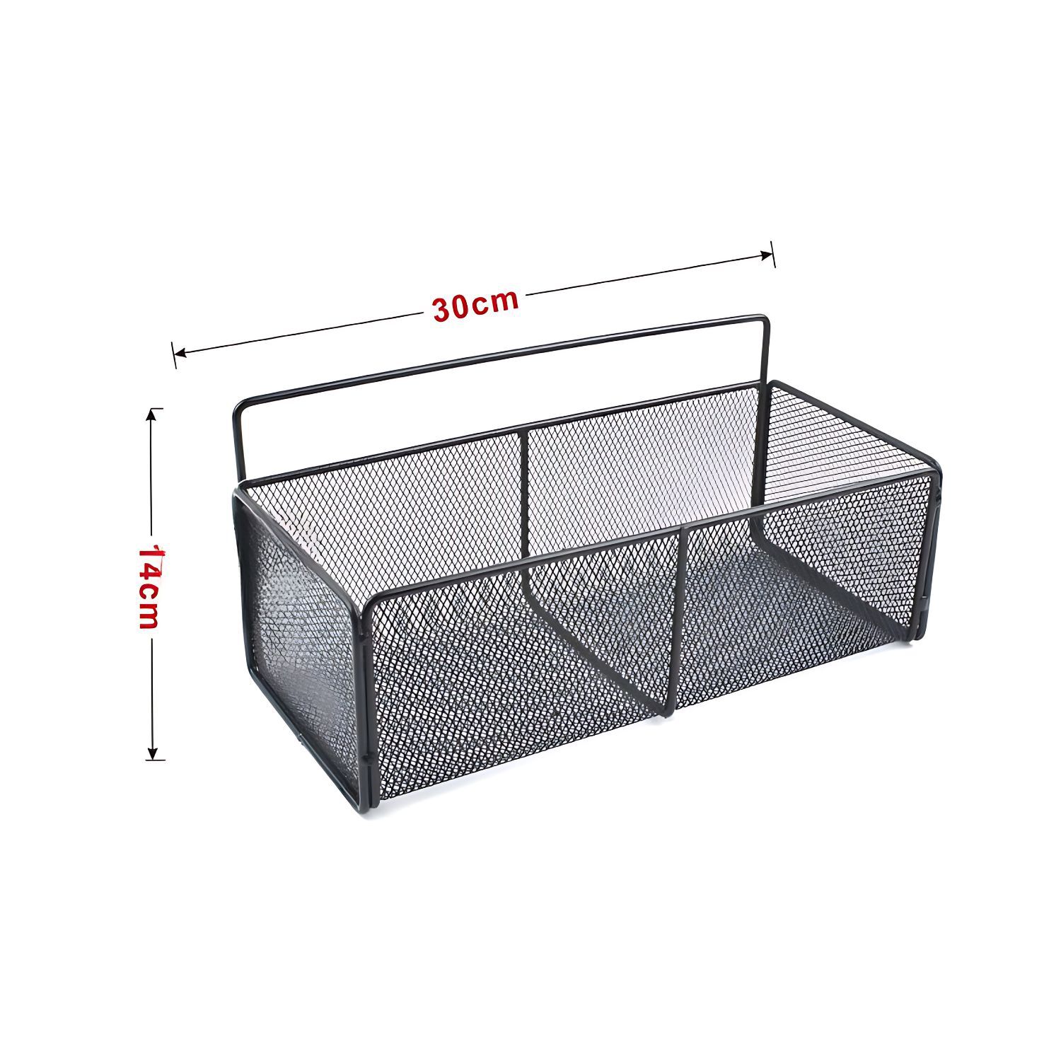 Organizador Canastilla Met&aacute;lico 30 Cm Almacenamiento Hogar image number 2.0