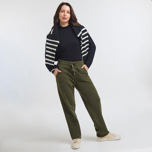 Pantal&oacute;n De Buzo Polar Pretina El&aacute;sticada Tiro Medio Relax Mujer Geeps