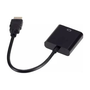 Adaptador Hdmi A Vga Conversor Transformador Hdmi Macho A Vga Hembra Convertidor Para Monitores
