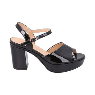 Sandalia Mujer Negro Connie Police Sandalia Mujer Negro Connie Police