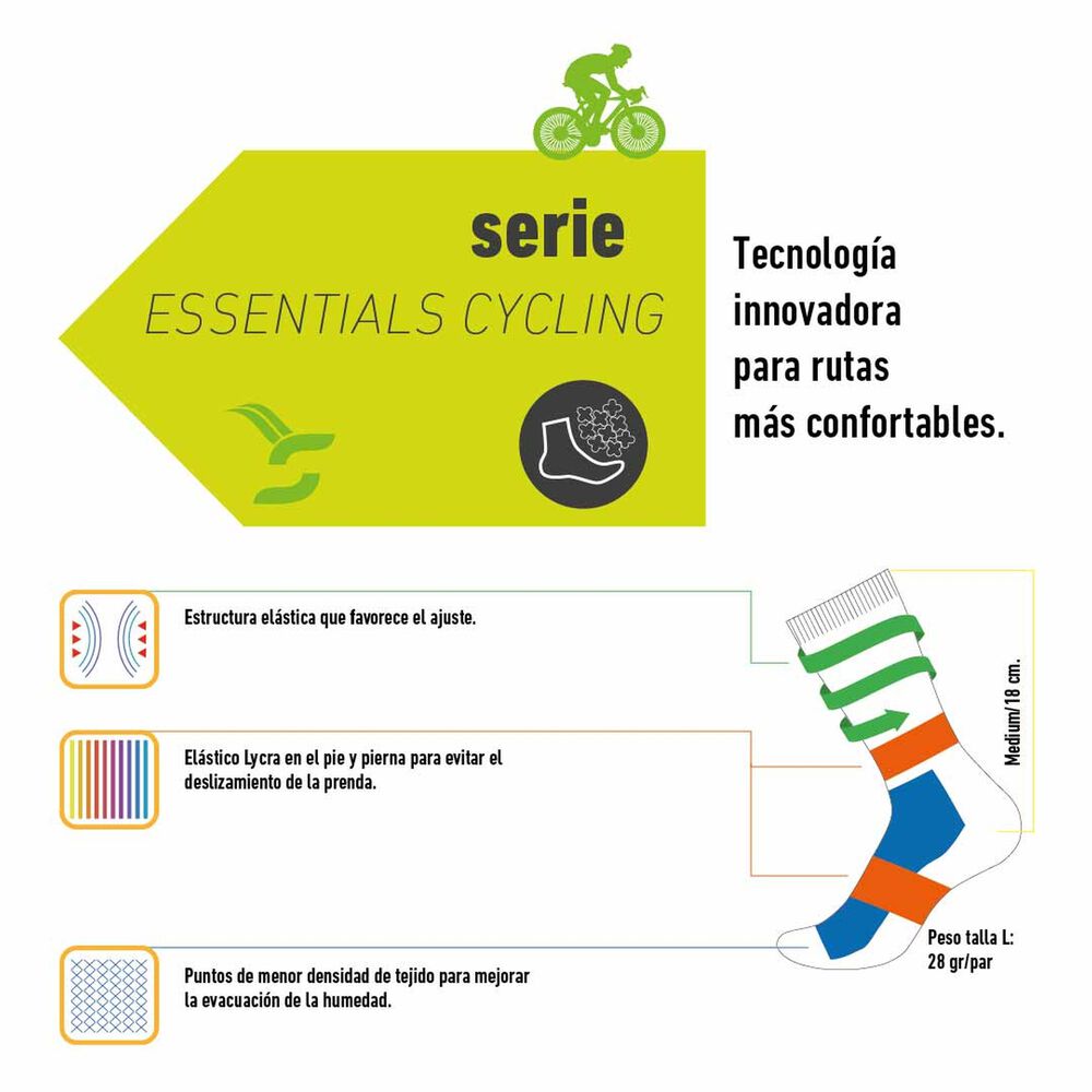 Calcetines Funstep Essentials Accua/fucsia M ( 36-39) image number 1.0