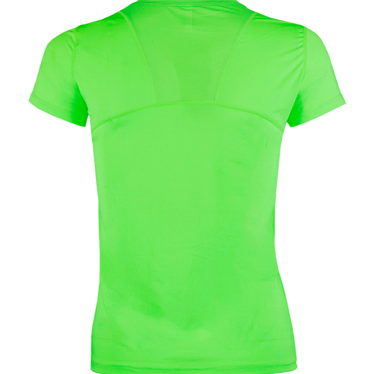 Polera Dry Fit Manga Corta Panel Malla Espalda Cape Mujer image number 1.0