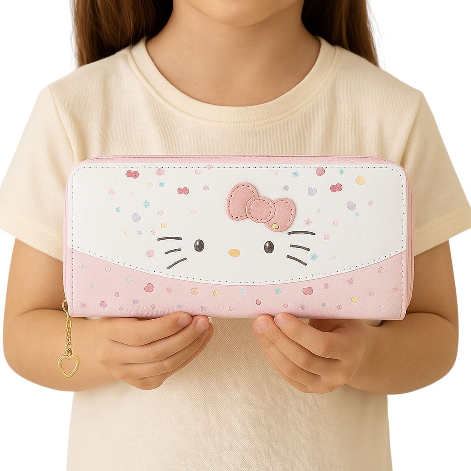 Billetera Monedero Tarjetero Hello Kitty Kawwaii Regalo image number 6.0
