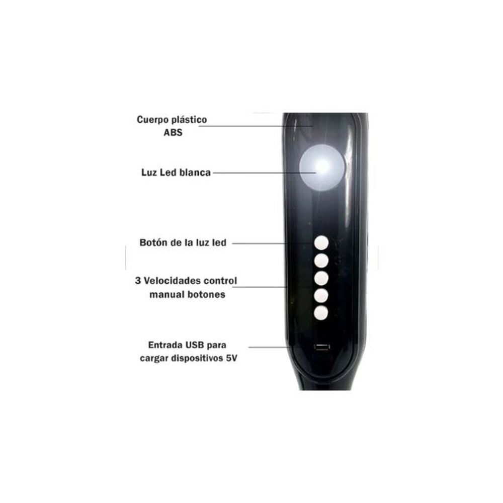 Ventilador Solar Plastico 5 Aspas image number 4.0