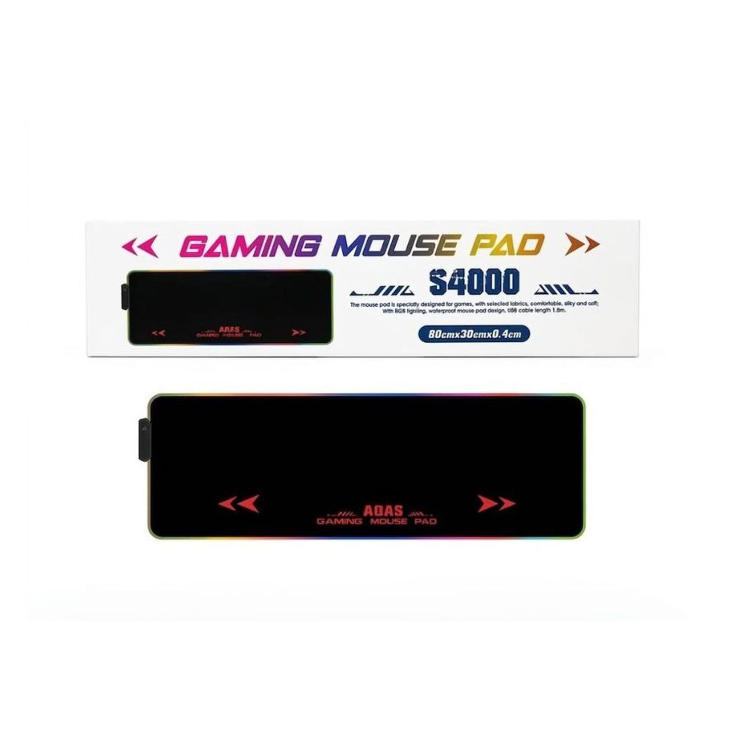 Mouse Pad Gamer Rgb 80x30cm Waterproof Iluminado Usb image number 2.0