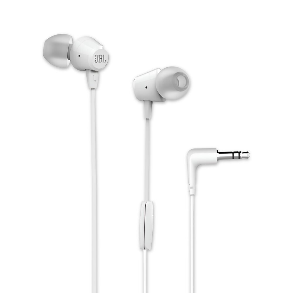 Audifono Jbl In Ear Con Manos Libre Harman C50 Hi Bass White image number 0.0
