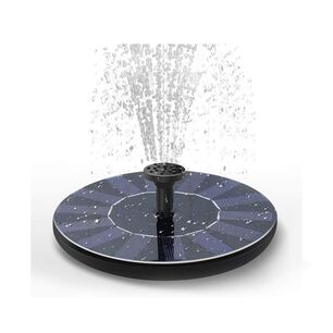 Fuente Solar Flotante Para Jard&iacute;n Bebedero Aves Estanque