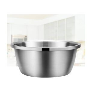 Bowl Ensaladera Redondo Base Plana Acero Cocina 26cm