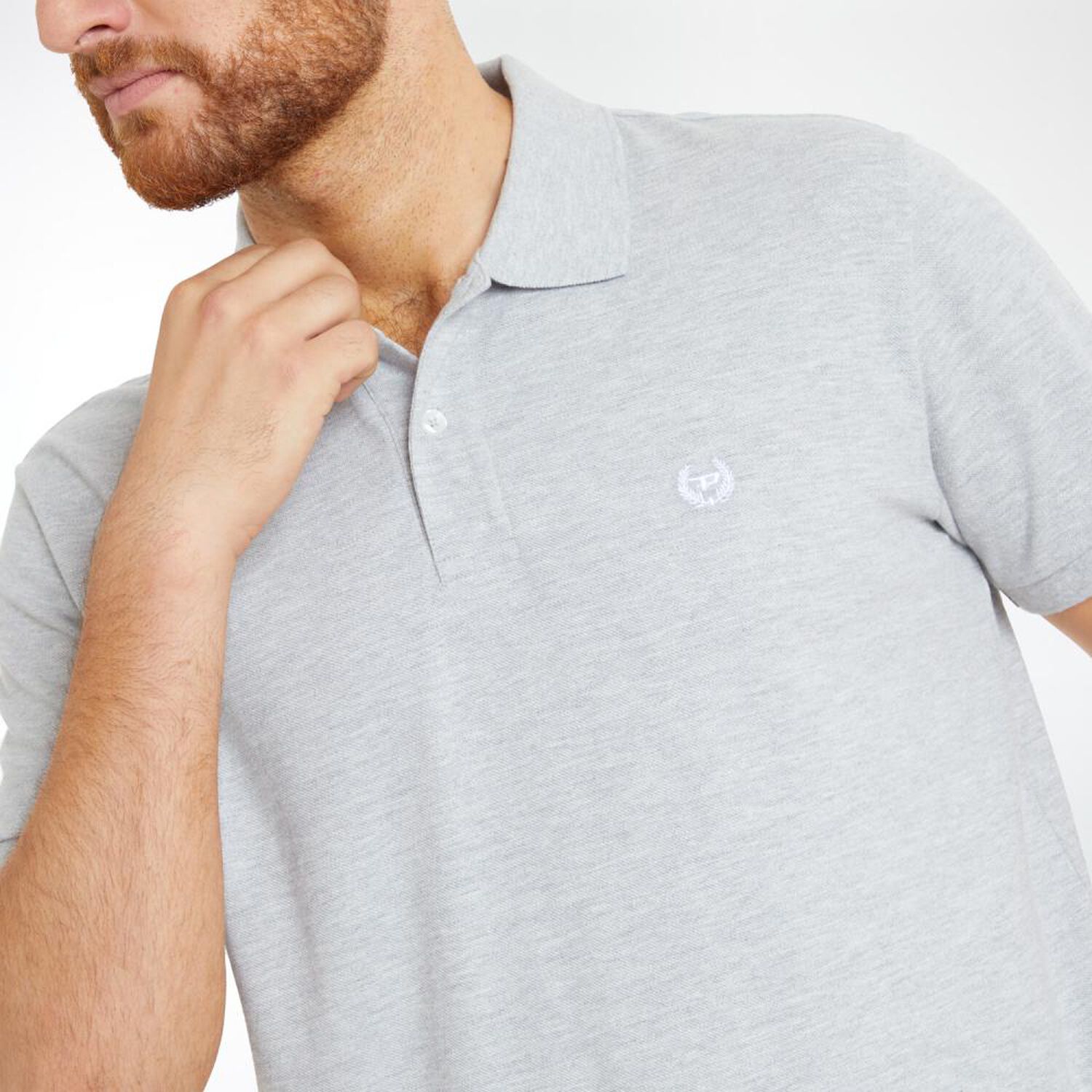 Polera Lisa Regular Fit Manga Corta Hombre Peroe image number 4.0