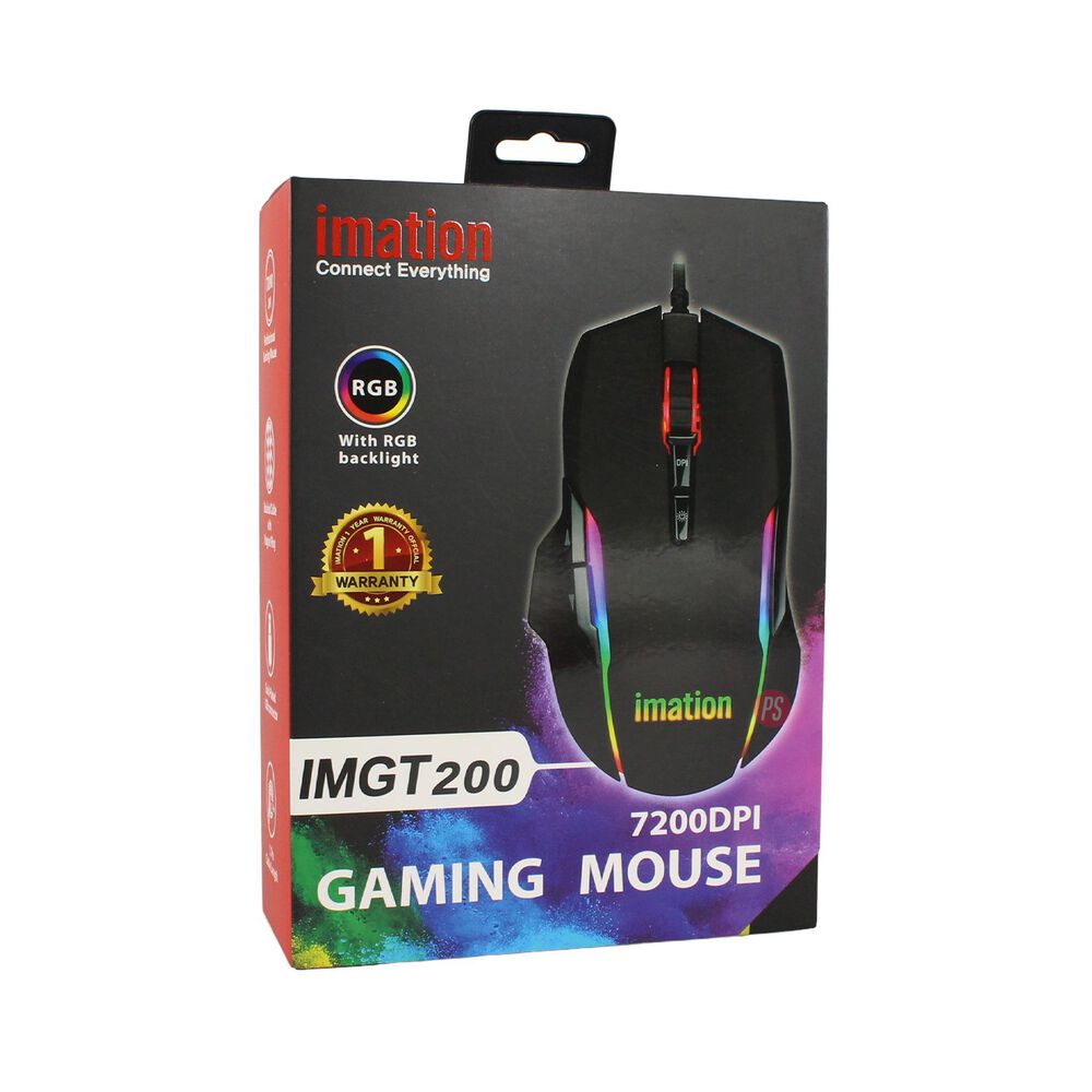 Mouse Gamer Imation Imgt300 Rgb 7200 Dpi - Ps image number 2.0