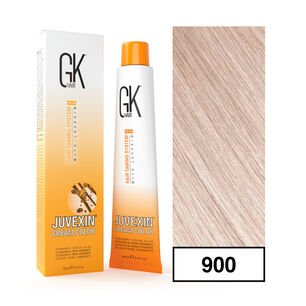 Gkhair - Tintura Cream Color Permanente Vegana 100ml + Oxidante - 900 Rubio Clar&iacute;simo Natural
