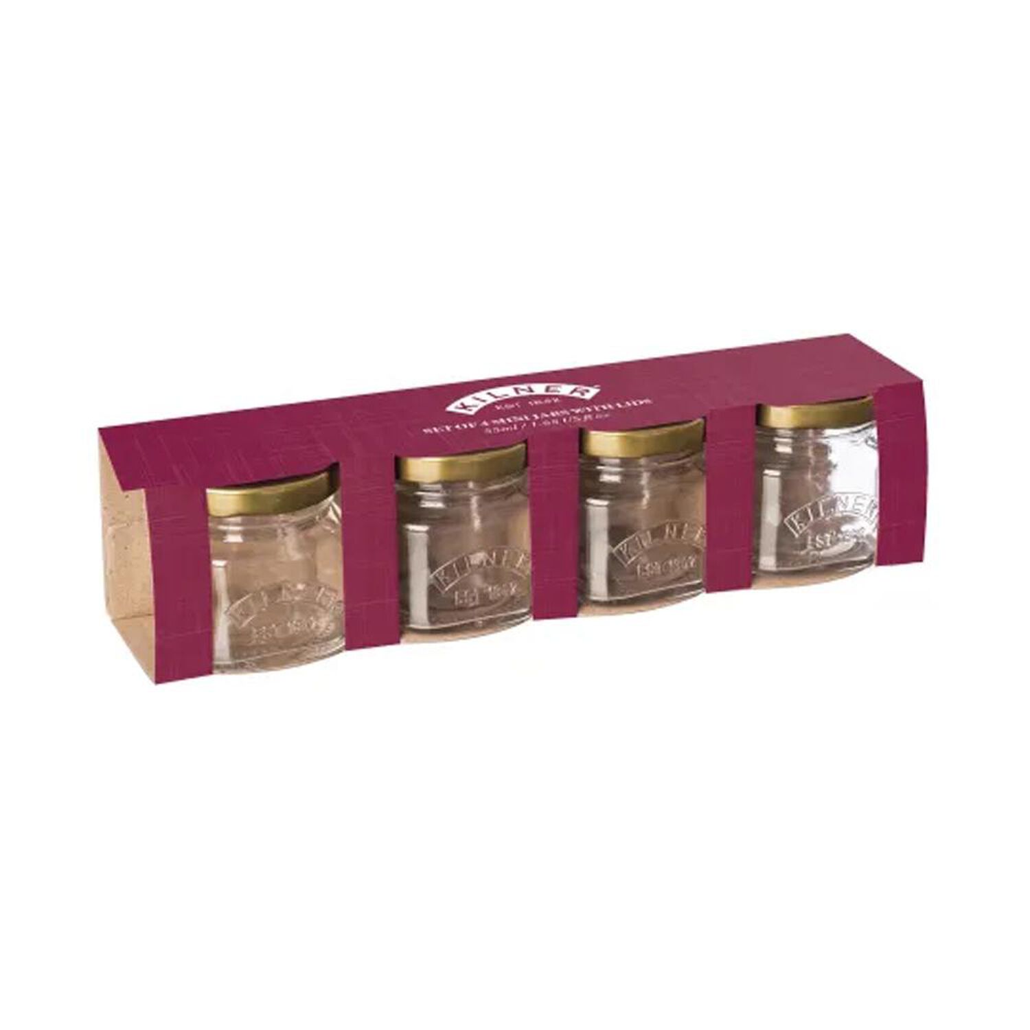 Set De Frascos Mini  Kilner Mermelada / 4 Piezas image number 3.0