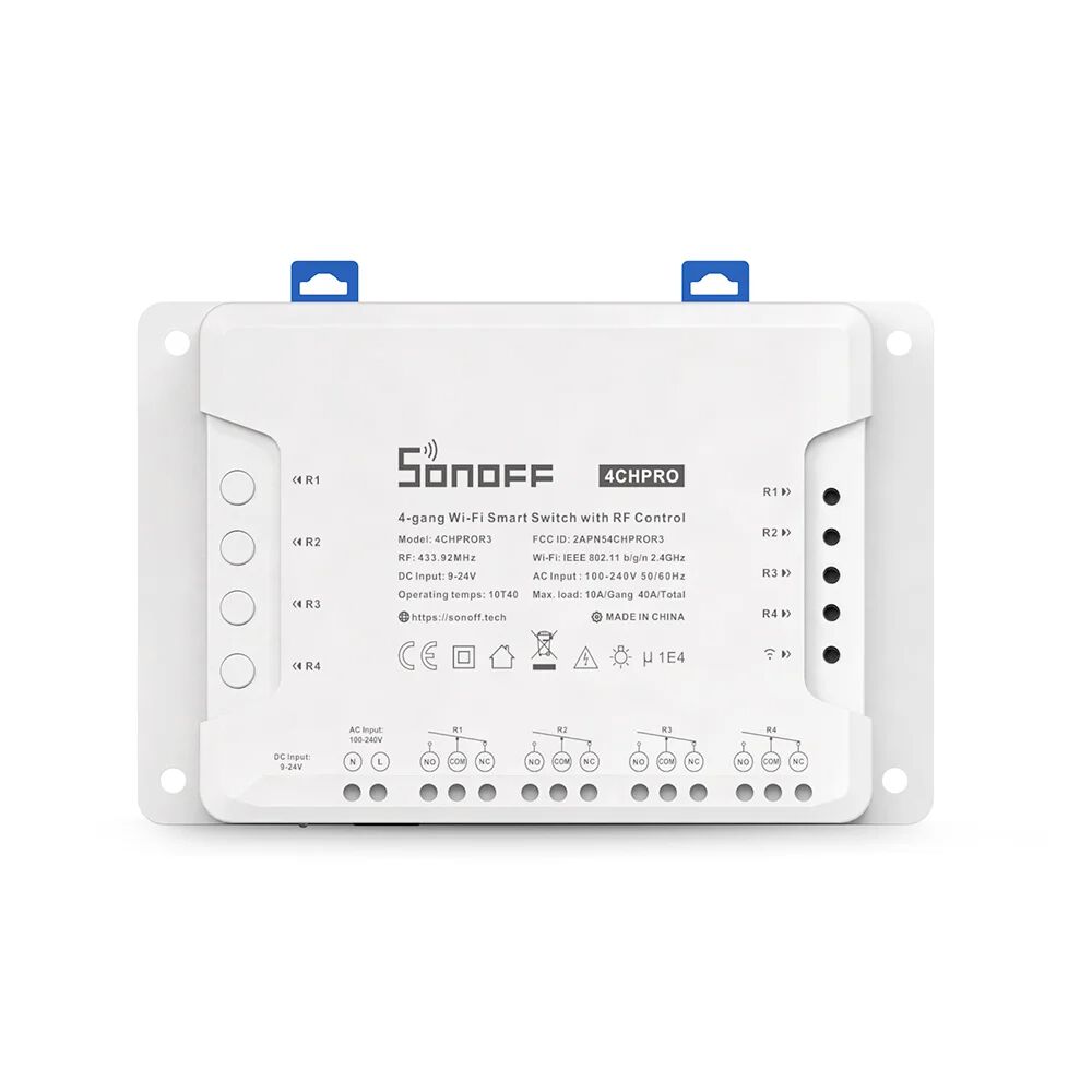 Interruptor Wifi Sonoff 4 Canales 4chpror3 image number 0.0
