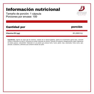 Vitamina D3 Forte 2600ui Alta Potencia