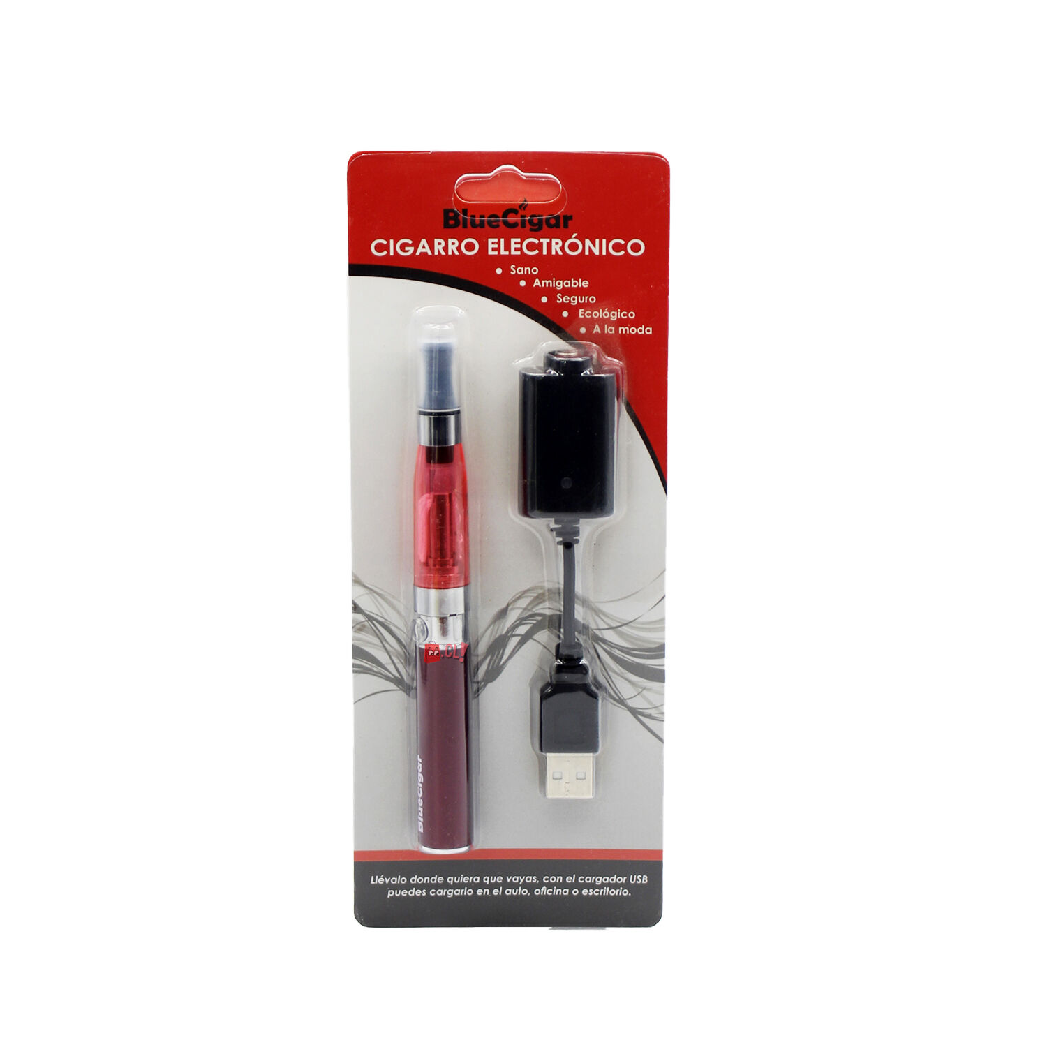 Vaporizador Electr&oacute;nico Con Cargador Color Rojo - Ps image number 1.0