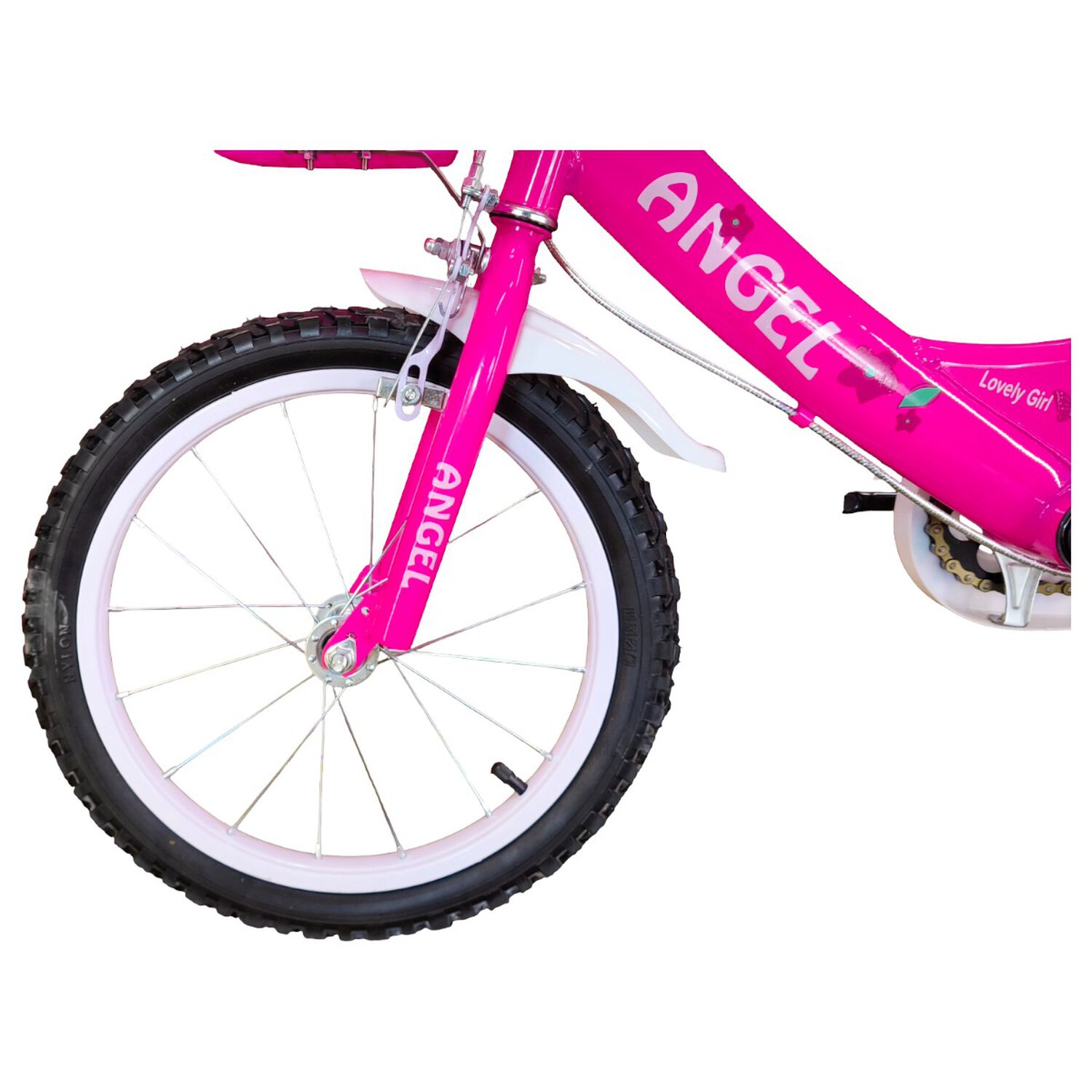 Bicicleta Aro 16 Infantil Rosado Angel image number 6.0
