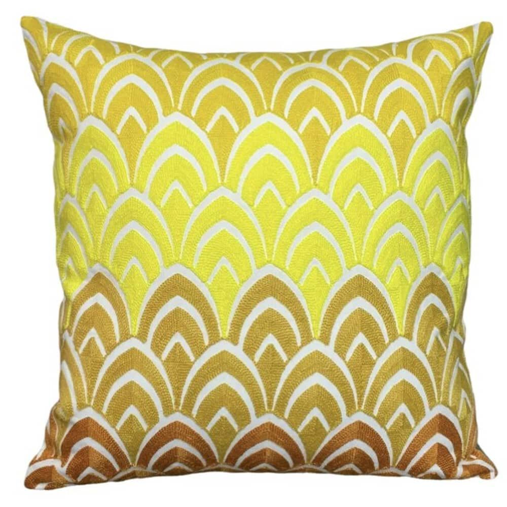 Funda Bordada Para Cojin 45x45cm Cierre Oculto Algodon image number 0.0