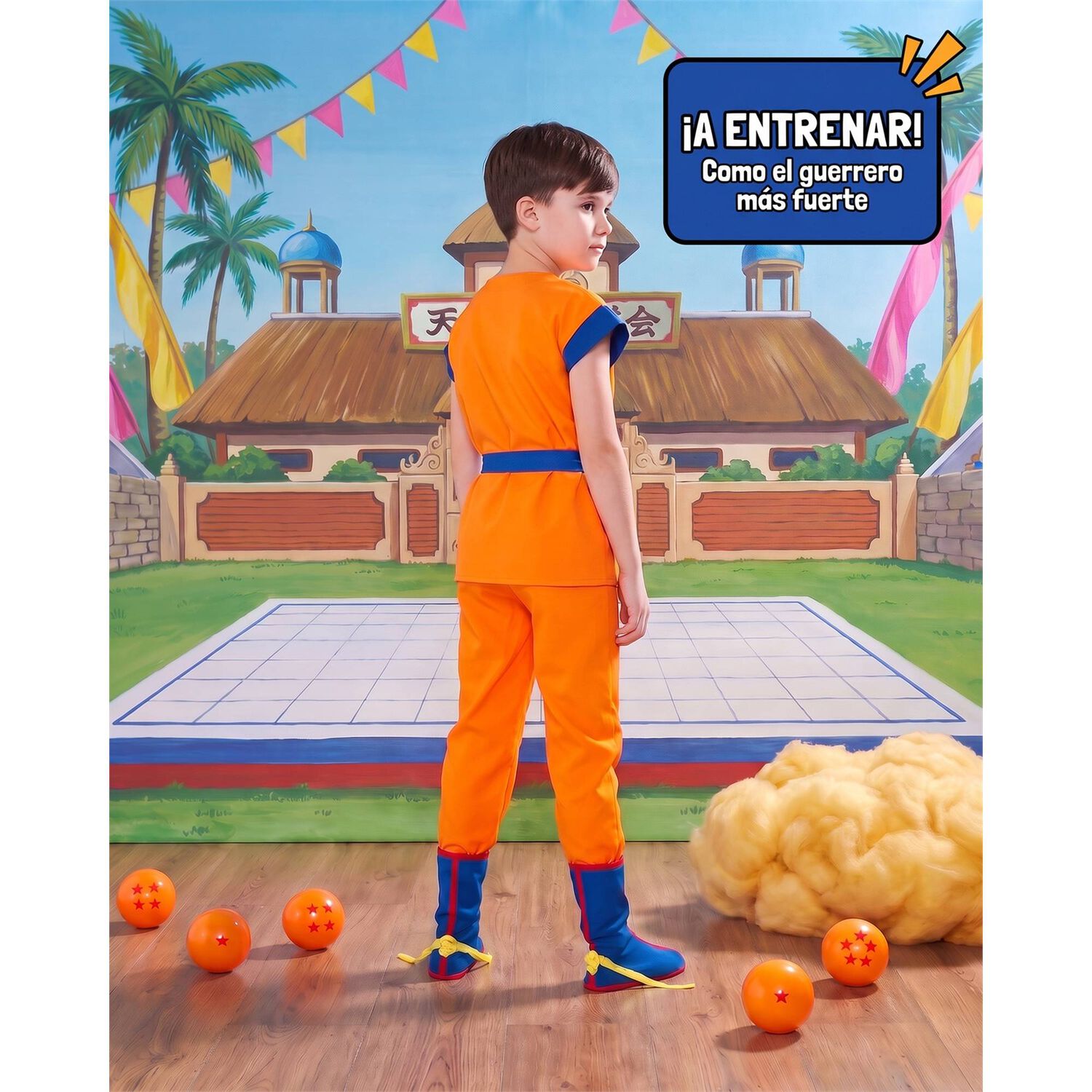 Disfraz De Goku Para Ni&ntilde;os - Dragon Ball image number 2.0