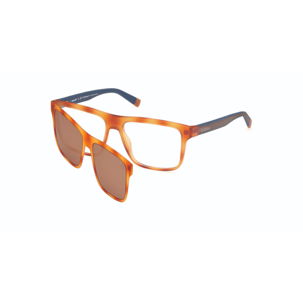 Lentes Ópticos Havana Oscuro Con Clip-on Timberland image number 2.0