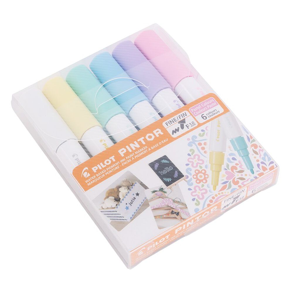 Set 6 Marcadores Pintor Pastel Con Punta Fina image number 3.0