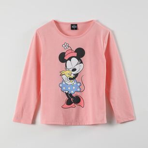 Polera Manga Larga Ni&ntilde;a Mesa Minnie
