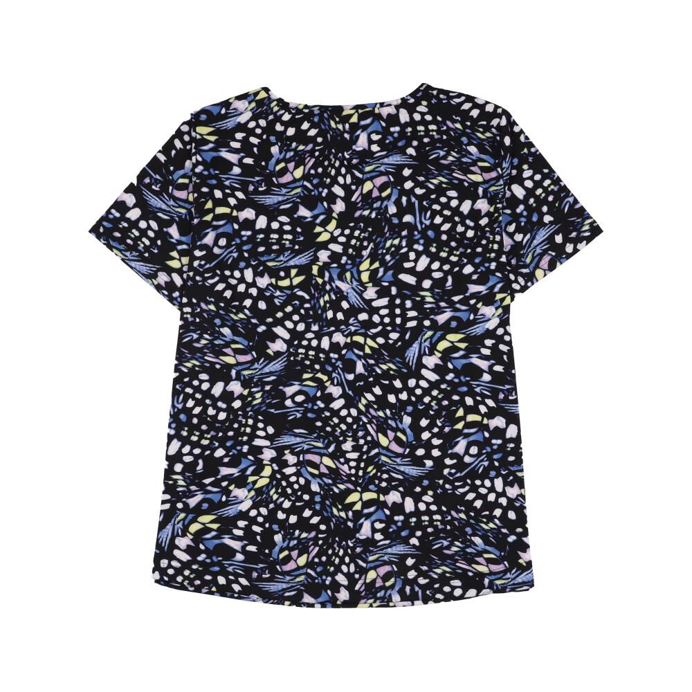 Polera Full Print Manga Corta Cuello Redondo Mujer Lesage image number 1.0