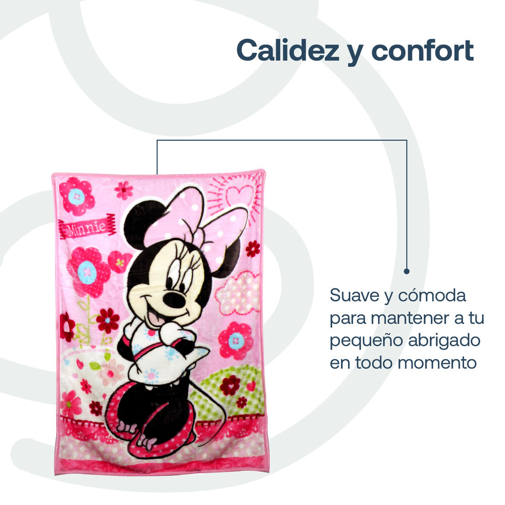 Manta Luxe Minnie Rosado 912mnr image number 3.0