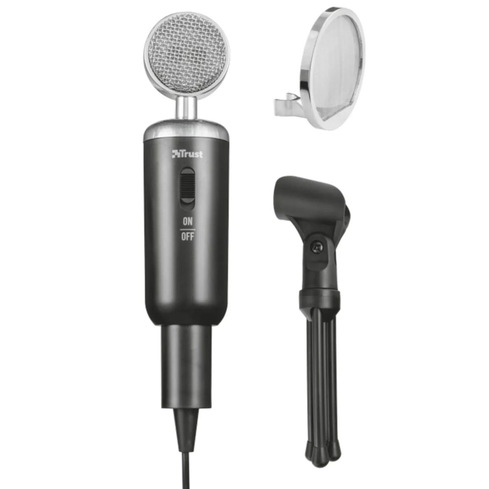 Microfono De Escritorio Trust Madell Jack 3.5mm Con Filtro Pop image number 5.0