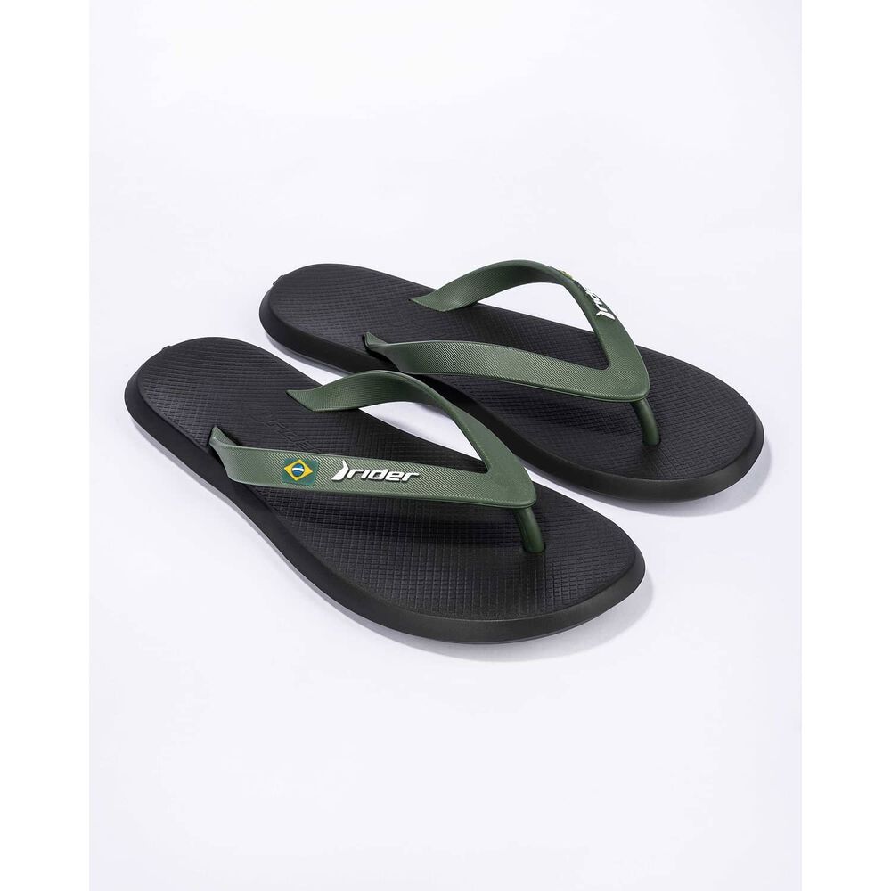 Sandalia Hombre Negro/verde 1r Rider image number 1.0