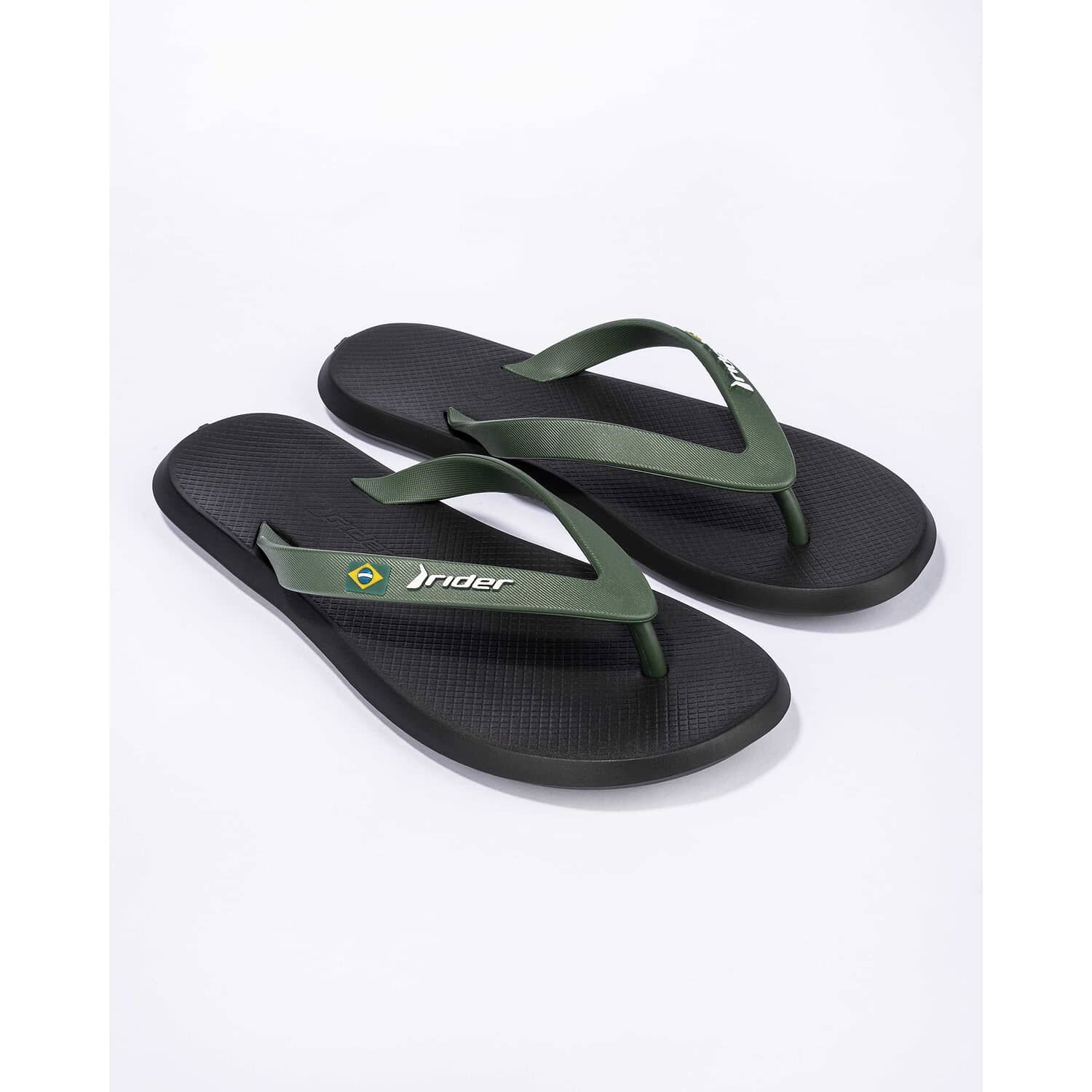 Sandalia Hombre Negro/verde 1r Rider image number 1.0