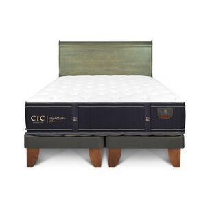 Cama Europea Cic Linea Premium / King / Base Dividida + Respaldo