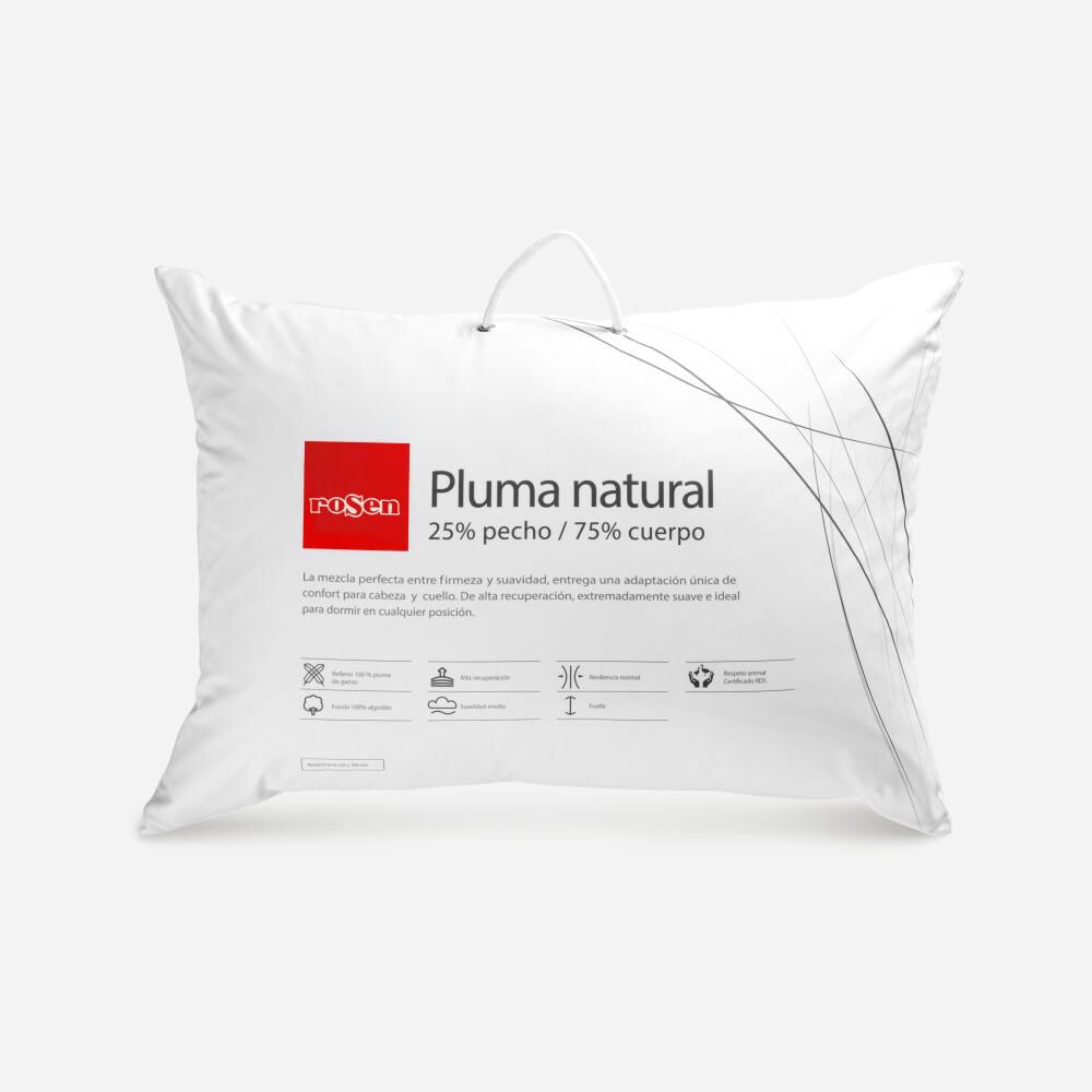 Almohada Rosen Pluma Natural image number 0.0