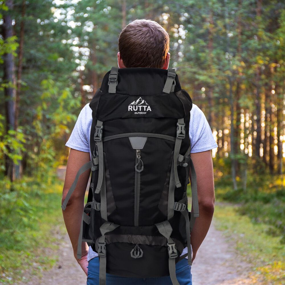 Mochila Camping 65l Negro image number 1.0