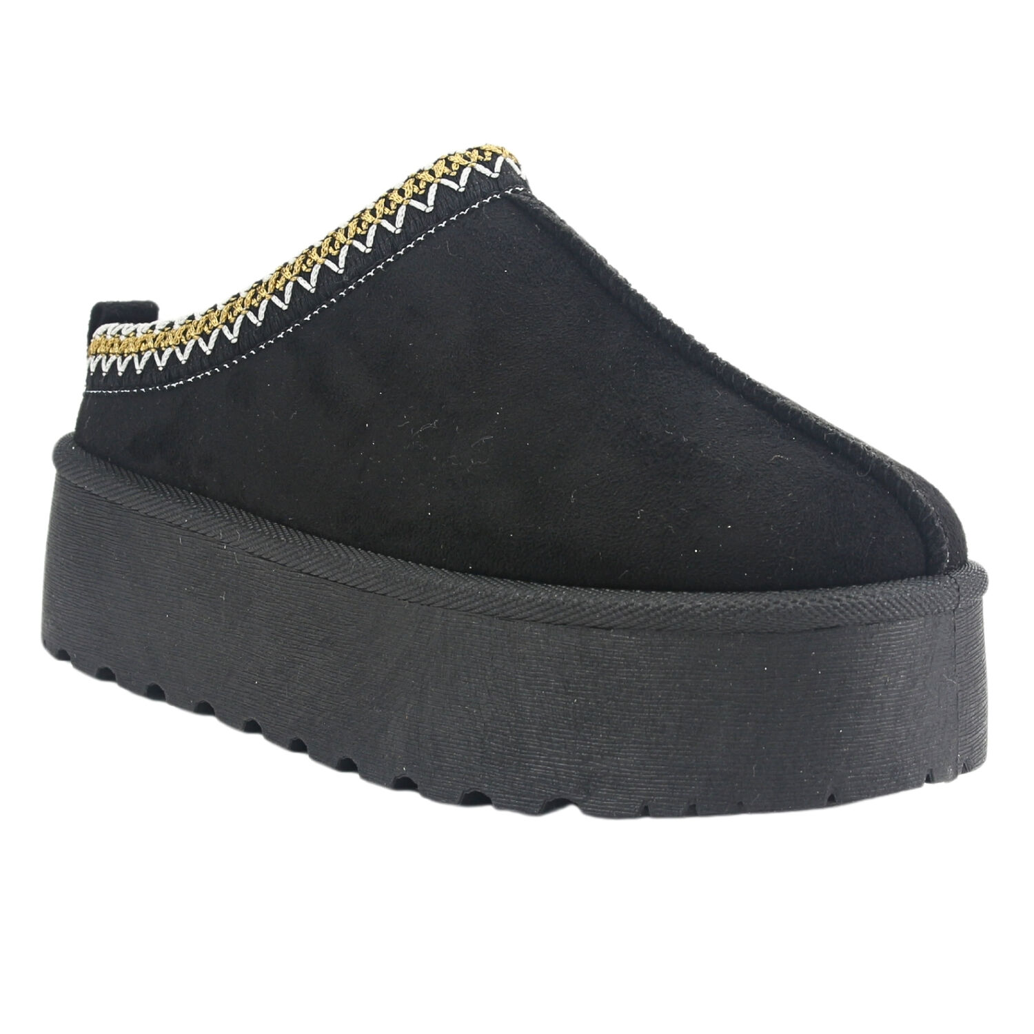 Pantufla Chalada Mujer Pinguih-3 Negro Comfort image number 2.0