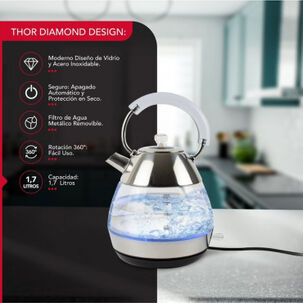Hervidor 1,7l Thor Diamond Design