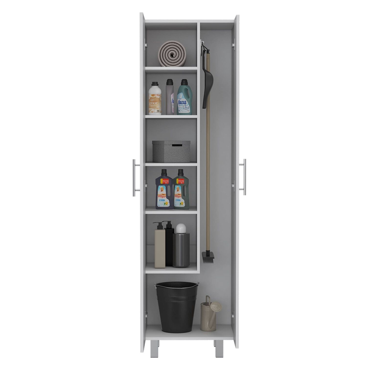 Mueble De Aseo 2 Puertas Fm-016b Blanco image number 3.0